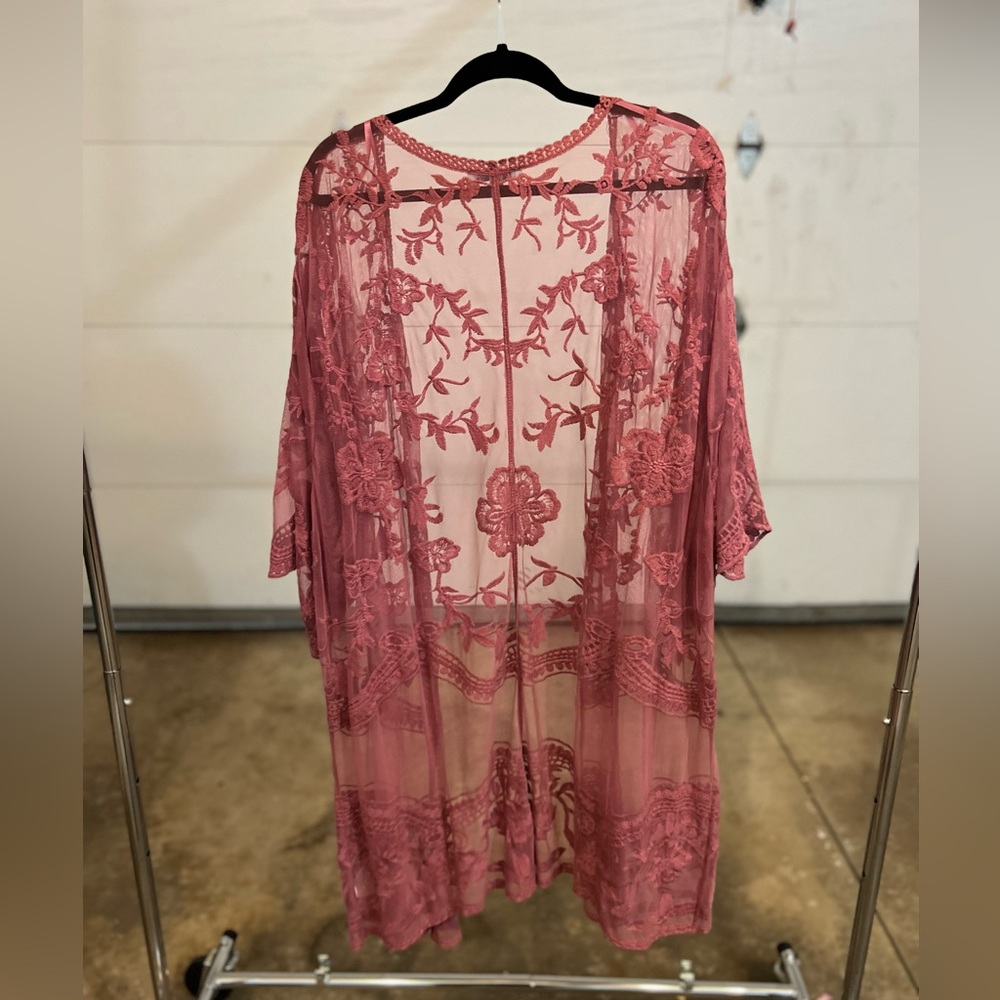 Lace Kimono One Size Fits Most